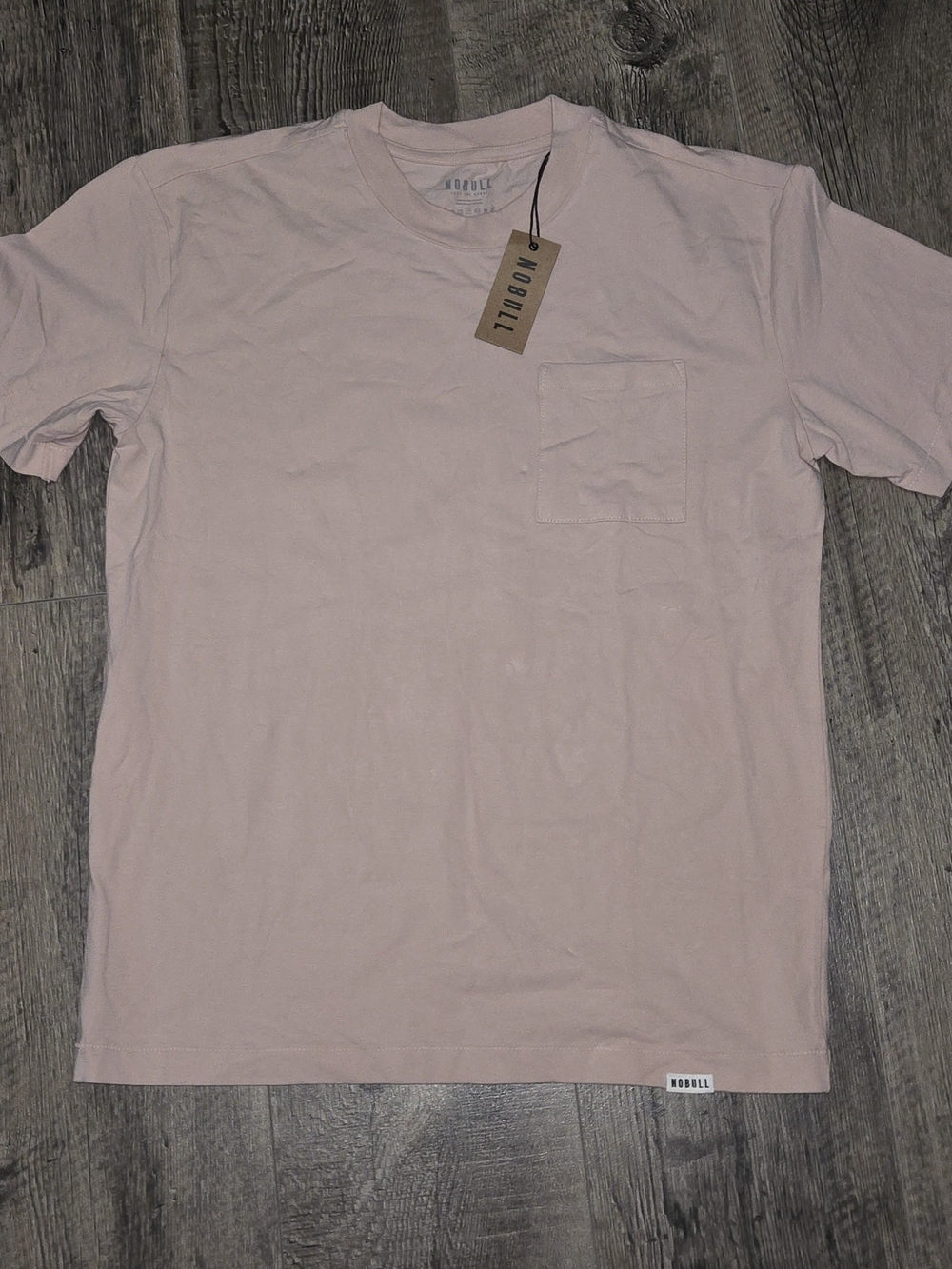 NOBULL Men’s Pocket Tee - Pale Pink